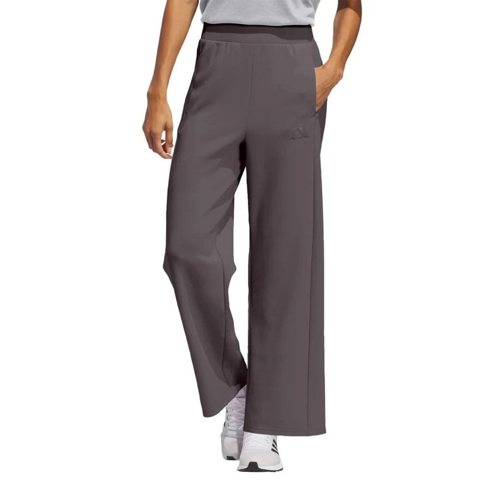 *NEW* Adidas Women's Active Wide Leg Pant Gray Strata Size XL